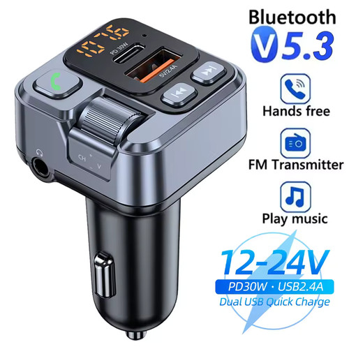 Bluetooth transmitter auto - fm,