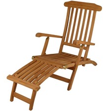 DIVERO Liegestuhl Deckchair
