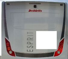 Dethleffs Esprit `08 Design Aufkleber Heck links/rechts grau/metallic U085