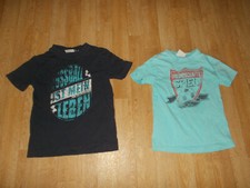 2x Kinder Jungen T-Shirt Shirts Gr 104/ 110 116 Tom Tailor Fußball Zwillinge Set