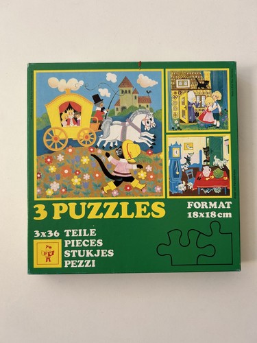 Vintage puzzle pestalozzi - 3x,