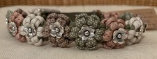 Hundehalsband im Blumendesign