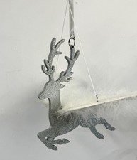 RENTIER an SPIRALFEDER Schwingfigur SPRINGFIGUR Federfigur WEIHNACHTEN 