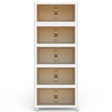 Kleiderschrank Garderobenschrank klappbar & tragbar 4/5 Etagent Würfel Organizer