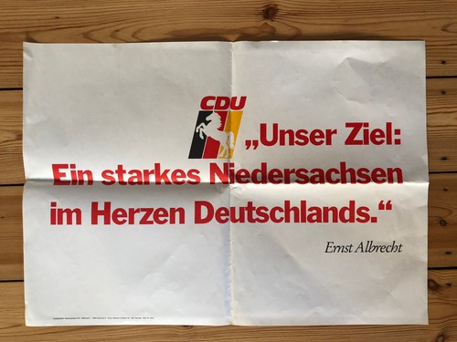 Cdu wahlplakat 1990 ernst - cdu,