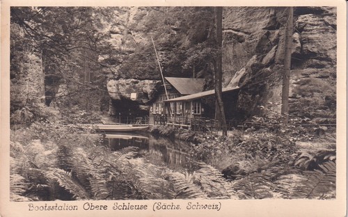 Postkarte sächs schweiz - sächs.,