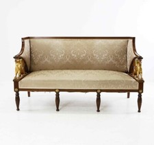 Biedermeier Empire Sofa Bank