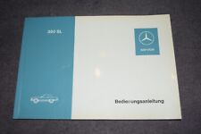 Betriebsanleitung Bedienungsanleitung Mercedes R 107 350 SL 08/1971 erstklassig