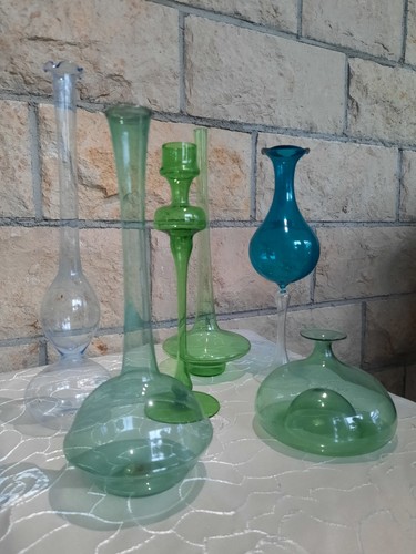 Lauscha glas vasen - lauscha,