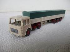 WIKING 1:87 H0 LKW MAN Diesel Sattelzug Pritsche/Plane 2/3-achs neutral -Unikat-