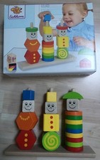 ** EICHHORN Kleinkind Welt Kinder Steckpuzzle Figuren-Steckpuzzle 21 Puzzleteile