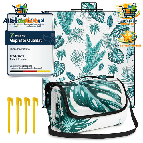 Picknickdecke 200x200 - , cm