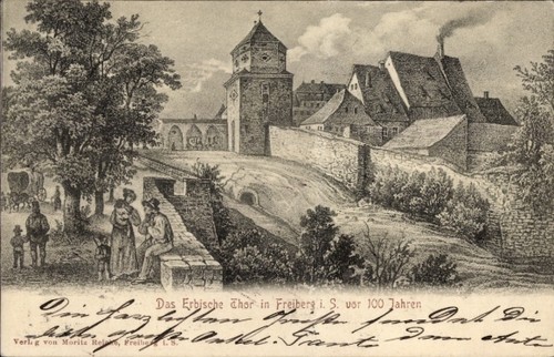 Freiberg sachsen - ak, in