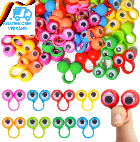 Wackelaugen fingerpuppen 100 - wackelaugen,