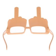 Mittelfinger Brillen Lustige Brille Funbrille Gläser Party Scherzartikel