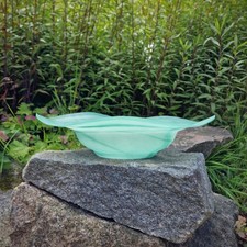 Budawi® Alabaster Brunnenschale Flower grün Ø 42 cm Nebler Zimmerbrunnen Schale