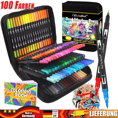 100 farben brush pen - 100,