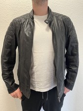 Lederjacke schwarz Marke