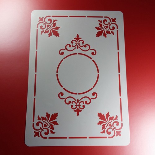 Schablone ornament rahmen - schablone,