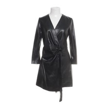 Mango, Kleid, Größe: M, Schwarz, Einfarbig, Lederimitat, Damen #EPG