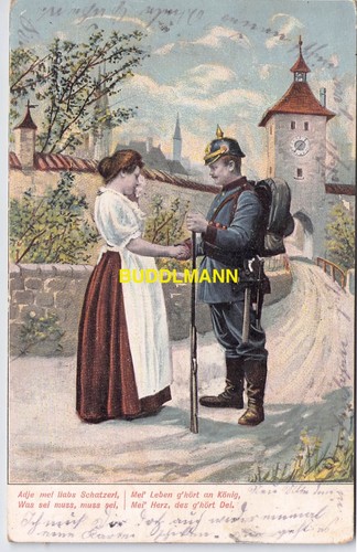 Alte patriotika abschied - alte, ak