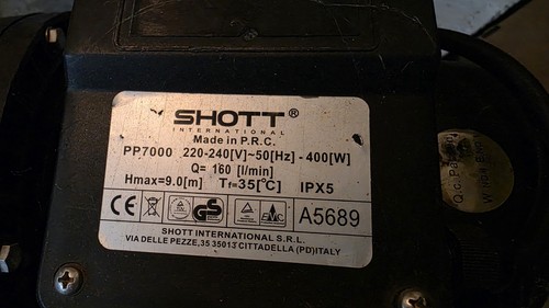 Shott pp7000 pumpe gartenpumpe - shott,