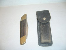 Taschenmesser - c. Jul. Herbertz 440 - mit Lederetui - schon älter