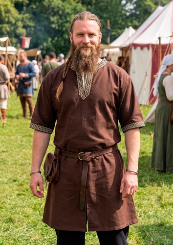 Klassische wikinger tunika - wikinger,