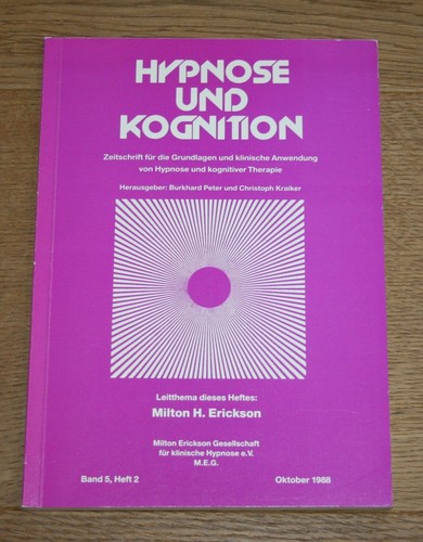 Hypnose und kognition - band, 5