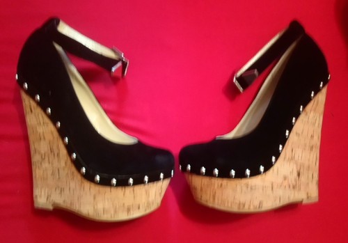Plateau wedges samt - plateau,