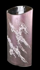 Postmodern Steuler Keramik Vase - Schwarz Fat Lava - 1980er - 30 cm