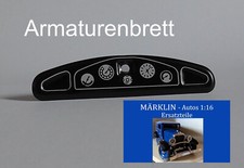 Armaturenbrett Märklin Autobaukasten 1:16 schwarz unbespielt Top-Zustand