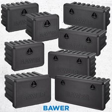 Staubox Unterbaubox Anhängerkiste Gurtkiste Werkzeugkiste Staukiste von BAWER