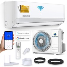 Split Klimaanlage Klimagerät Set Heizfunktion ECO Inverter 12000 BTU 3,5kW WiFi