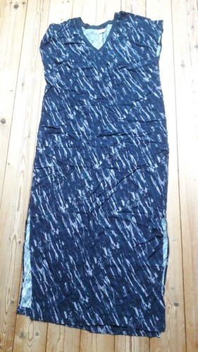 Sommer midi kleid - midi, blau
