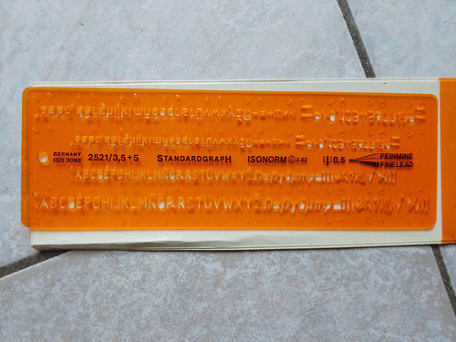 Standardgraph schablone 2521 - schablone, /