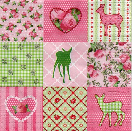 Servietten patchwork - 4, ~