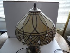 tiffany tischlampe gebraucht Höhe 50, Schrirm D 32, Stand D 17