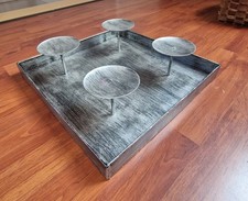 Tablett für KERZEN Dekoration  aus METALL