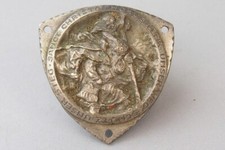 Auto Plakette - St. Christophorus Weg Schütz unser Weg - vintage car badge