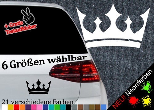 Krone aufkleber sticker könig - sticker,