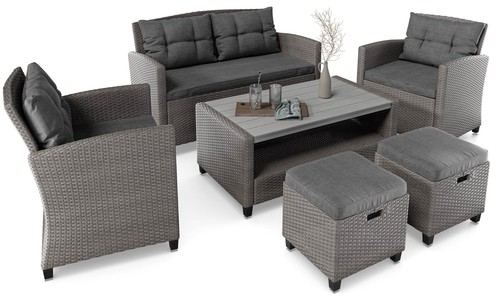 Volio polyrattan lounge - di,