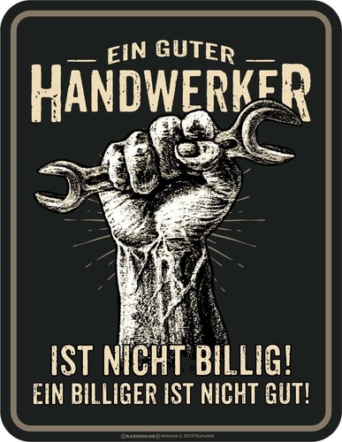 Werkstatt schild ein - werkstatt-schild,