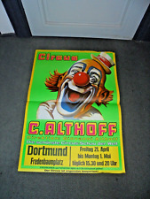 1978 plakat 85x61 CIRCUS CARL