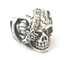 Bikerschmuck, Ring Totenkopf
