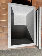 Styrobox Isolierbox Kühlbox mit Deckel