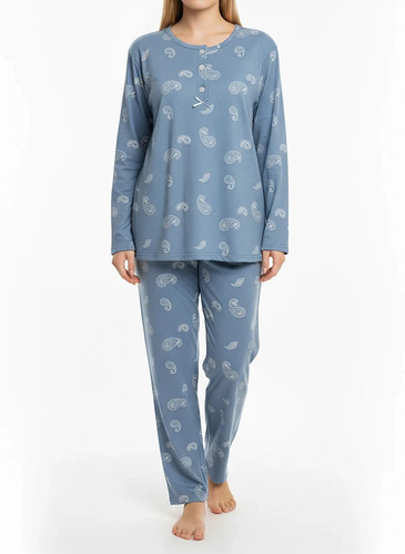 Damen pyjama gefüttert - damen,