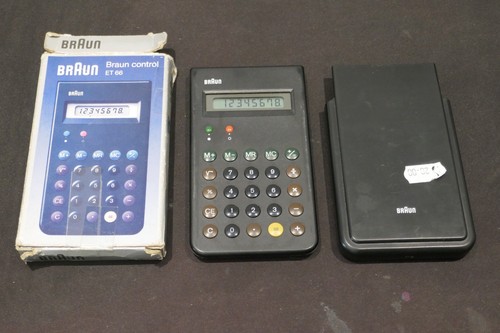 Braun taschenrechner mit - 66,