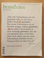 brand eins, Heft November