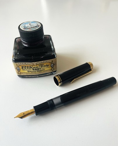 Vintage pelikan kolbenfüller - vintage,
